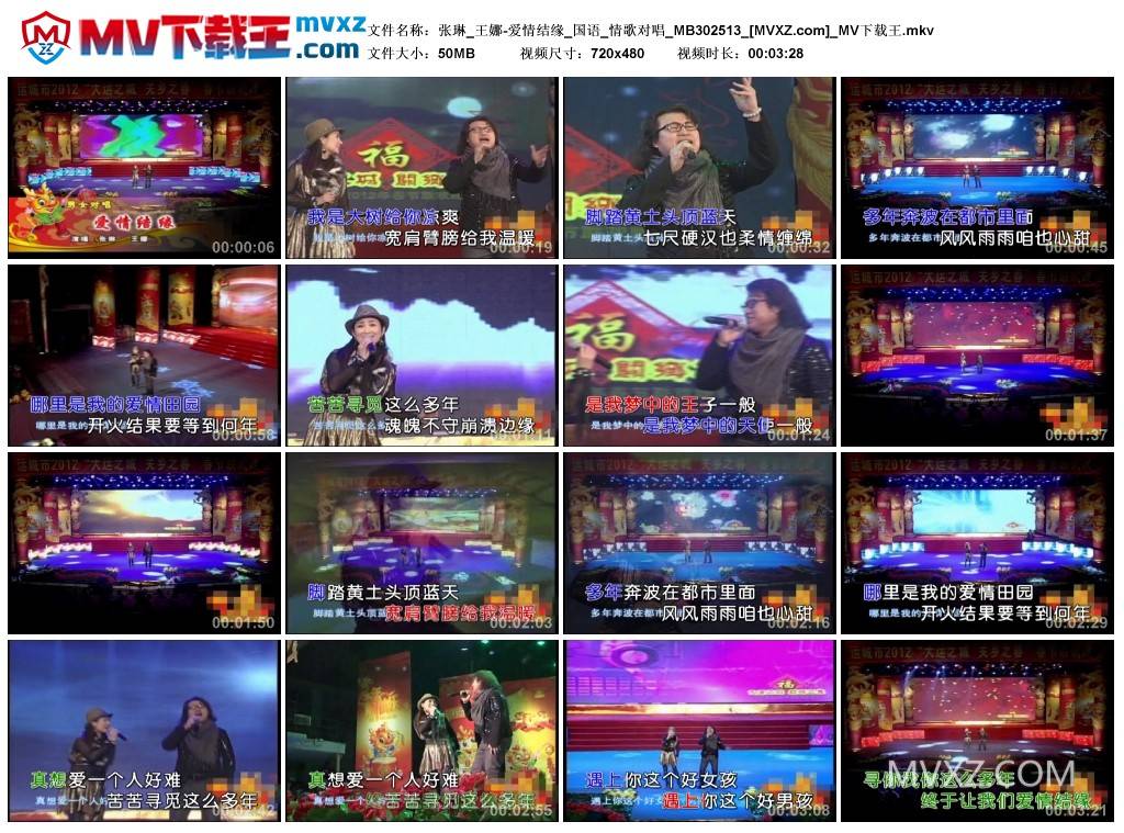 张琳_王娜-爱情结缘_国语_情歌对唱_MB302513